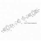 Z18VFE92BB/BM/BS/BU/LBK RZR XP4 TURBO Suspension, rear carrier and hub - z18vfe92bb  /  bm  / ...