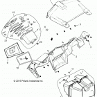 Z18VFE92NB/NU RZR XP4 TURBO MD Body, dash and glovebox - z18vfe92nb  /  nu (700431)