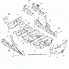Z18VFE92NB/NU RZR XP4 TURBO MD Body, floor and rocker panels - z18vfe92nb  /  nu (70067...