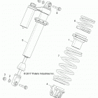 Z18VFE92NB/NU RZR XP4 TURBO MD Suspension, front shock mounting - z18vfe92nb  /  nu (70...