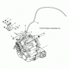 Z18VFE92NB/NU RZR XP4 TURBO MD Drive train, main gearcase mounting - z18vfe92nb  /  nu ...