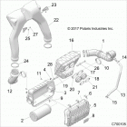 Z18VGE99AK/AW/BK/BW RZR RS1 Engine, air intake system - z18vge99ak  /  aw  /  bk  / ...