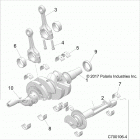 Z18VGE99AK/AW/BK/BW RZR RS1 Engine, crankshaft - z18vge99ak  /  aw  /  bk  /  bw (c7...