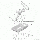 Z18VGE99AK/AW/BK/BW RZR RS1 Engine, oil pump and pan - z18vge99ak  /  aw  /  bk  /  ...
