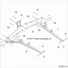 Z18VGE99AK/AW/BK/BW RZR RS1 Suspension, rear control arms - z18vge99ak  /  aw  /  bk...
