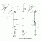 Z18VGE99AK/AW/BK/BW RZR RS1 Suspension, rear shock internals - z18vge99ak  /  aw  / ...