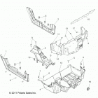 Z18VHA57B2 RZR 570 Body, floor and rocker panels - z18vha57b2 (49rgrfloor12...