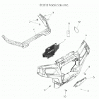 Z18VHA57B2 RZR 570 Body, front bumper - z18vha57b2 (49rgrbumper13rzr570)