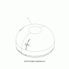 Z18VHA57B2 RZR 570 Body, fuel pfa cover - z18vha57b2 (702434)