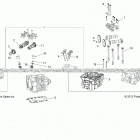 Z18VHA57F2 RZR 570 EU Engine, cylinder head, cams and valves - z18vha57f2 (49r...