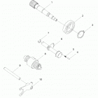 Z18YAV17B2/B8/N2/N8 RZR 170 Drive train, drum shift - z18yav17b2  /  b8  /  n2  /  n...