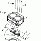 R05RD68AA RANGER XP Piston and cylinder