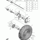 WOLVERINE X4 (DARK GRAY) (YXF85WPXJD) Переднее колесо