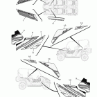 WOLVERINE X4 SPECIAL EDITION  (SILVER)(YXF85WPSJS) Наклейки