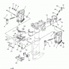 F2.5LMHB/F2.5SMHB 0117 Кронштейн крепления к транцу