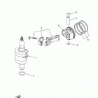 F2.5LMHB/F2.5SMHB 0117 Коленчатый вал и Поршень