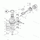 VF175LA Crankshaft Piston