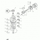 F150JB/F150XB/F150LB Коленчатый вал и Поршень