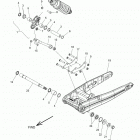 N19TCDAA - CHIEFTAIN DARK HORSE ALL OPTIONS Suspension, rear asm., swing arm and shock - n19tcdaa al...