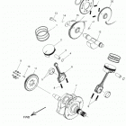 N18CCDAAAH/AABH/AACH/AAEH - CHIEF DARK HORSE Engine, piston and crankshaft - n18ccdaa all options (49...