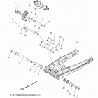 N18CCDAAAH/AABH/AACH/AAEH - CHIEF DARK HORSE Suspension, rear asm., swing arm and shock - n18ccdaa al...