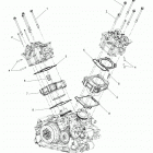 N18MTA00/MTB00 - SCOUT BOBBER ALL OPTIONS Engine, cylinder and cyl. head mounting - n18mta00  /  m...