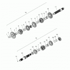 N18MTA00/MTB00 - SCOUT BOBBER ALL OPTIONS Drive train, input  /  output shaft asm. - n18mta00  /  ...