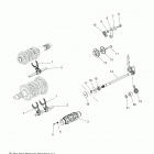N18MTA00/MTB00 - SCOUT BOBBER ALL OPTIONS Drive train, shift forks, ratchet and drum - n18mta00  /...