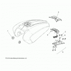 N18MTA00/MTB00 - SCOUT BOBBER ALL OPTIONS Fuel system, fuel tank mounting - n18mta00  /  msb00 all...