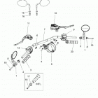 N18MTA00/MTB00 - SCOUT BOBBER ALL OPTIONS Steering, handlebar assembly - n18mta00  /  mtb00 (20025...
