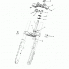 N18MTA00/MTB00 - SCOUT BOBBER ALL OPTIONS Steering, upper and lower clamps - n18mta00  /  mtb00 al...
