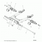 N18MTA00/MTB00 - SCOUT BOBBER ALL OPTIONS Suspension, rear asm., swing arm and shocks - n18mta00  ...