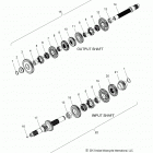 N18TBAAA - ROADMASTER CLASSIC ALL OPTIONS Drive train, input  /  output shaft asm. - n18tbaaa all ...