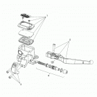 N18TCEAA - CHIEFTAIN ELITE ALL OPTIONS Brakes, front, lever and master cylinder - n18tceaa all ...