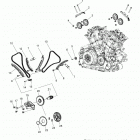N15MSA00AA/AB/AC/AE - SCOUT Engine, cam chain and sprockets - n15msa00aa  /  ab  /  ...