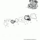N15MSA00AA/AB/AC/AE - SCOUT Engine, cover asm., primary and clutch - n15msa00aa  /  ...