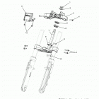 N15MSA00AA/AB/AC/AE - SCOUT Steering, upper and lower clamps - n15msa00aa  /  ab  / ...