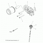 N15TCAAA/TRAAA - CHIEFTAIN/ROADMASTER ALL OPTIONS Engine, oil filter  /  adaptor, and dipstick - n15tcaaa ...