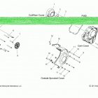 N15TCAAA/TRAAA - CHIEFTAIN/ROADMASTER ALL OPTIONS Engine, rh side covers - n15tcaaa  /  traaa all options ...
