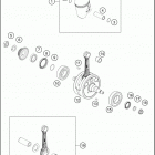 2018 250 SX ENGINE Crankshaft , piston