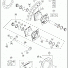 2018 TC 85 17_14 CHASSIS Заднее колесо