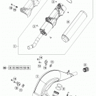 125 SX CHASSIS Глушитель