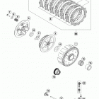 150 SX ENGINE Сцепление