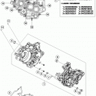 150 SX ENGINE Картер двигателя