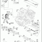 2017 1290 SUPER DUKE GT GREY ENGINE Lubrica ting system