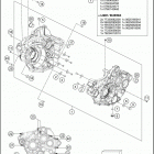 2017 350 SX-F ENGINE Картер двигателя