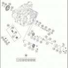 2017 500 EXC-F ENGINE Lubrica ting system
