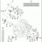 2017 690 DUKE WHITE ENGINE Lubrica ting system