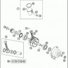 2017 85 SX ENGINE Crankshaft , piston