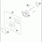 2017 85 SX ENGINE Reed valve housing